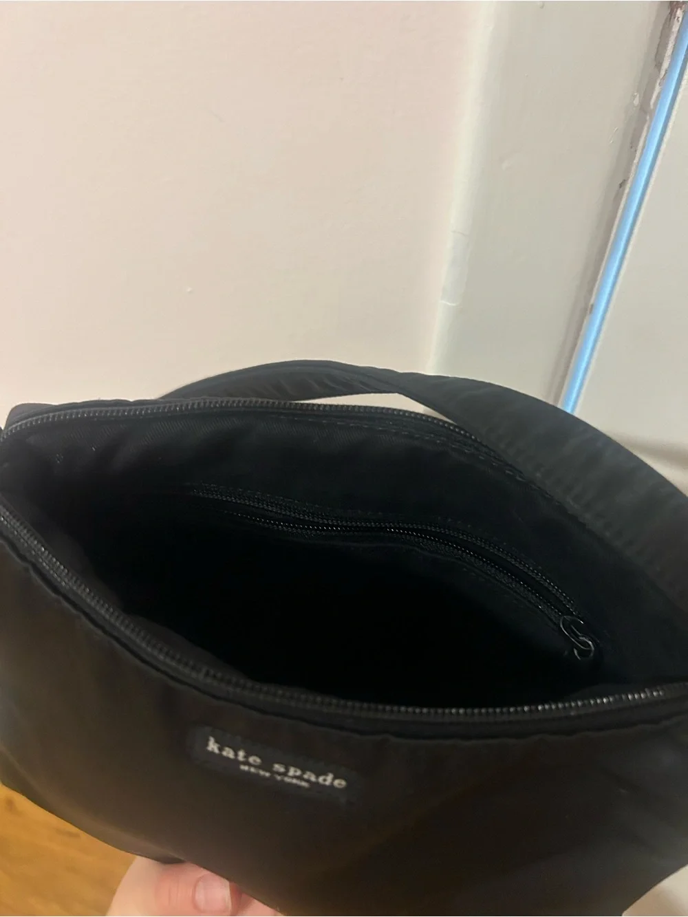 kate spade Black Nylon Shoulder Tote
